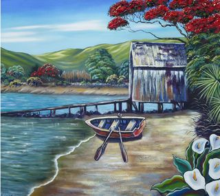 Title: Glistening Summer waters